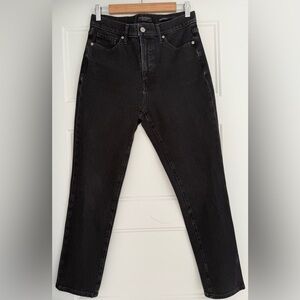 Banana Republic - Black High-Rise Slim Fit Jeans